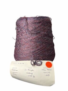 Vintage acrylic Yarn Cone